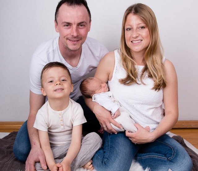 Familienfotos mit Neugeborenem Eichstätt und Weißenburg in Bayern
