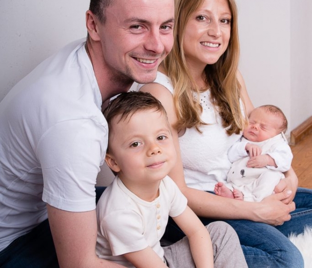 Familienfotos mit Neugeborenem Eichstätt und Weißenburg in Bayern